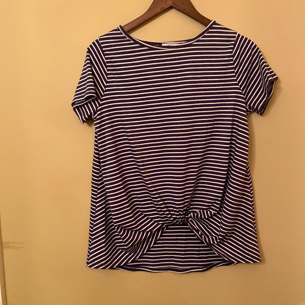 Sooo Cute Top in Navy/White Stripe by Thyme and Honey. Brand New.